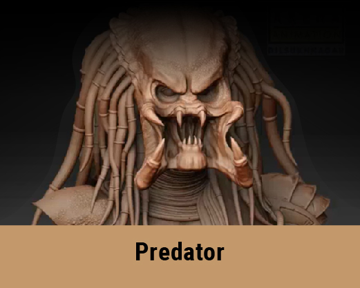 3D animation training - Predator 3D model by the students of Dilsukhnagar  -CREATIVE-  Animation